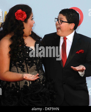 Rico Rodriguez Raini Rodriguez 2012 NCLR ALMA Awards held at Pasadena Civic Auditorium - Arrivals Pasadena California - Stock Photo