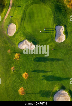 Golf and More Duisburg, golf course, aerial view, Huckingen, Duisburg, Ruhr area, North Rhine-Westphalia, Germany Stock Photo