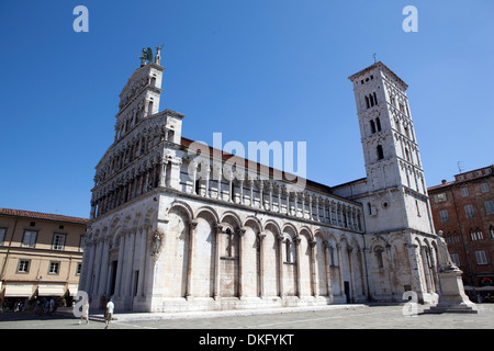 San Giacomo Church, Lucca, Tuscany, Italy, Europe Stock Photo
