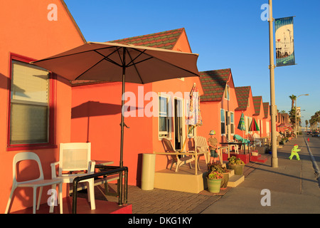 Historic Roberts Cottages in Oceanside, California, United States of America, North America Stock Photo