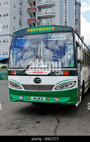 Typical colourful bus of Mauritius Stock Photo - Alamy