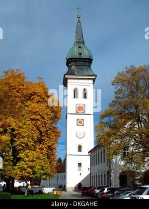 pfarrkirche mariä geburt, rottenbuch, weilheim-schongau district, upper bavaria, bavaria, germany Stock Photo