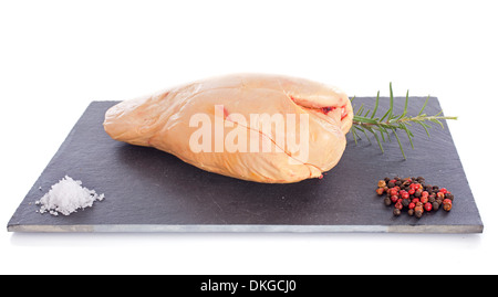 foie gras in front of white background Stock Photo