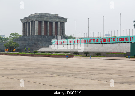 The Ho Chi Minh Mausoleum in Hanoi, Vietnam Stock Photo