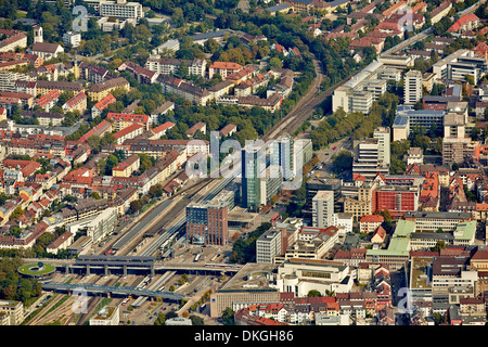 Freiburg im Breisgau, Baden-Wuerttemberg, Germany, aerial photo Stock Photo
