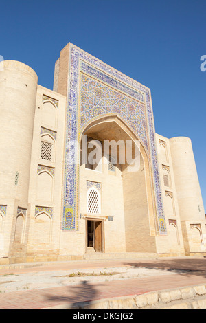 Nadir Divan Begi Khanaka, also known as Nadir Divan Beghi Khanaka, Bukhara, Uzbekistan Stock Photo