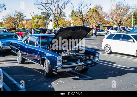 1966 Pontiac GTO at the Motor4Toys charity toy drive in Woodland Hills California 2013 Stock Photo