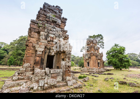 Elephant King Terrace in Angkor Thom, Angkor, UNESCO World Heritage Site, Siem Reap Province, Cambodia, Southeast Asia Stock Photo