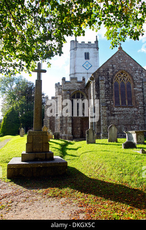 St. Winifred's church dating from the 15th century, Manaton, Dartmoor, Devon, England, United Kingdom, Europe Stock Photo