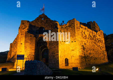 Oystermouth Castle, Mumbles, Swansea, Gower, Wales, United Kingdom, Europe Stock Photo