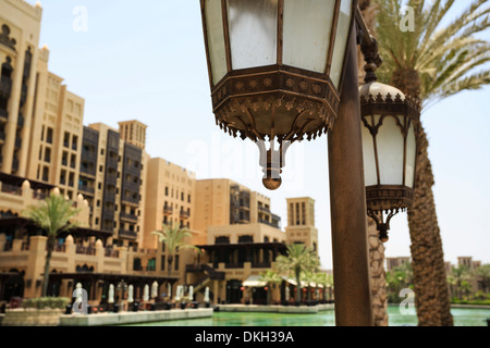 Madinat Jumeirah Hotel, Dubai, United Arab Emirates, Middle East Stock Photo