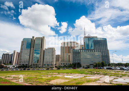 High rise buildings in the center of Brasilia, Brazil, South America Stock Photo