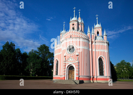 Chesma (Chesme) Church, Russian Orthodox, St. Petersburg, Russia, Europe Stock Photo