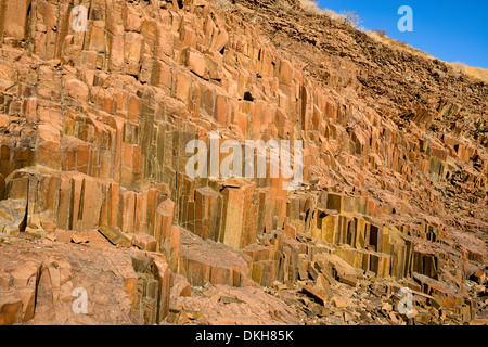 A geological formation located near Twyfelfontein, Namibia, Africa Stock Photo