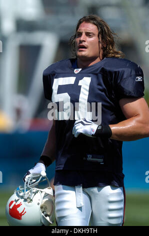 Buffalo Bills linebacker Paul Posluszny (51) in action during training camp at Pittsford, New York. (Credit Image: © Mark Konezny/Southcreek Global/ZUMApress.com) Stock Photo