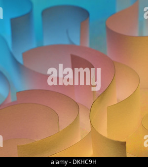 abstract steel shapes shoot in studio Stock Photo