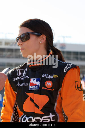 Andretti Green Racing driver Danica Patrick after the qualifying round at the Bombardier Learjet 550k at the Texas Motor Speedway in Fort Worth, Texas. (Credit Image: © Albert Pena/Southcreek Global/ZUMApress.com) Stock Photo