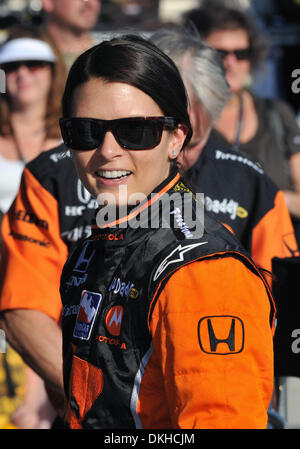 Andretti Green Racing driver Danica Patrick after the qualifying round at the Bombardier Learjet 550k at the Texas Motor Speedway in Fort Worth, Texas. (Credit Image: © Albert Pena/Southcreek Global/ZUMApress.com) Stock Photo