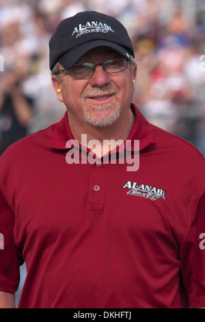 May 15, 2009 - Bristol, Tennessee, U.S - 15 May 2009: Car owner Alan Johnson walks the track prior to qualifying.  Thunder Valley Nationals were held at Bristol Dragway in Bristol, Tennessee. (Credit Image: © Alan Ashley/Southcreek Global/ZUMApress.com) Stock Photo