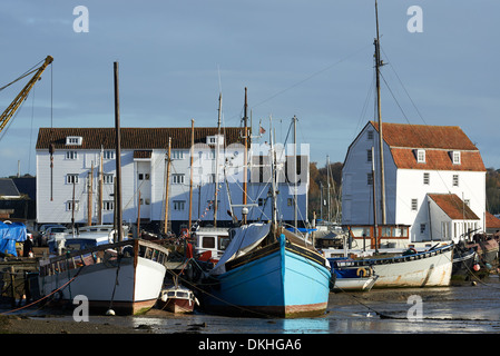 Low tide on the river Deben, Felixstowe Ferry Suffolk Stock Photo ...