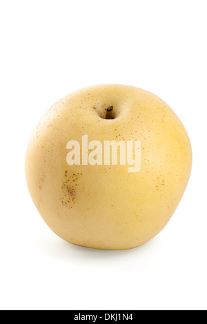 Chinese pear isolated on white background with path Stock Photo