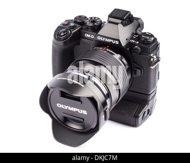 Olympus OM-D E-M1 digital mirrorless camera with HLD-7 vertical