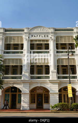 Hotel Raffles, Beach Road, Singapur Stock Photo