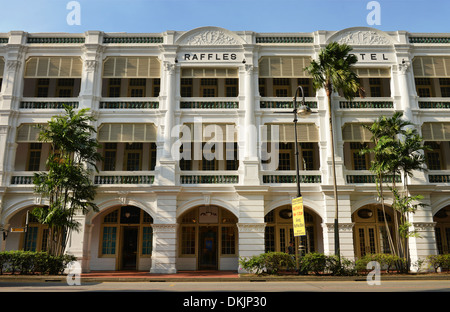 Hotel Raffles, Beach Road, Singapur Stock Photo