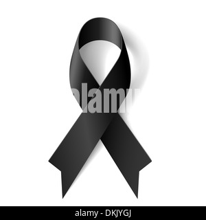 What Does a Black Ribbon Symbolize?