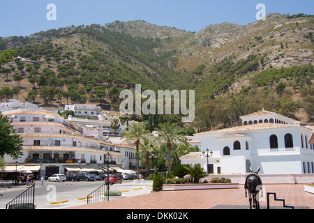 Mijas, mountain resort, famous for its donkeys, Andalucia, Spain Stock Photo