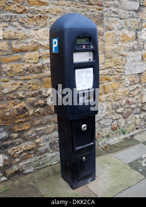 Parking meter in Corbridge, Northumberland Stock Photo