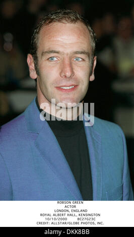 Oct. 10, 2000 - ROYAL ALBERT HALL, KENSINGTON - ROBSON GREEN.ACTOR. LONDON, ENGLAND.ROYAL ALBERT HALL, KENSINGTON.10/10/2000.BC27G23C.CREDIT:(Credit Image: © Globe Photos/ZUMAPRESS.com) Stock Photo