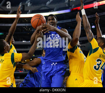 Dallas, Texas, USA. 6th Dec, 2013. Kentucky Wildcats forward Alex Poythress (22) battled for a rebound as #3 Kentucky played Baylor on Friday December 6, 2013 in Dallas, TX. Photos by Mark Cornelison | Staff Credit:  Lexington Herald-Leader/ZUMAPRESS.com/Alamy Live News Stock Photo