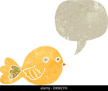 Retro cartoon with texture. Isolated on White. Stock Vector