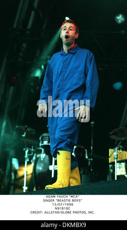 ADAM YAUCH ''MCA''.SINGER ''BEASTIE BOYS''.15/07/1998.N91B18C. Stock Photo