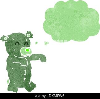 Retro cartoon with texture. Isolated on White. Stock Vector