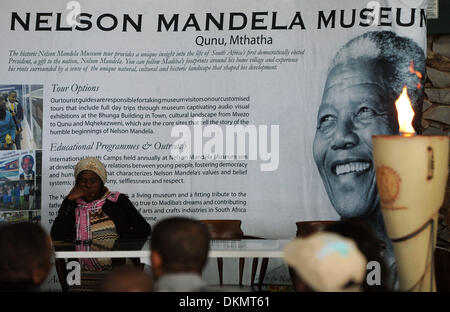 QUNU, SOUTH AFRICA: The Neslon Mandela Museum held a ceremony honouring former President Nelson Mandela on December 7, 2013 in Qunu, South Africa. The Father of the Nation, Nelson Mandela, Tata Madiba, passed away quietly on the evening of December 5, 2013 at his home in Houghton with family. Credit:  Gallo images/Alamy Live News Stock Photo