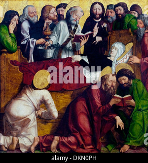 Tod Mariae - Death of Mary by Michael Pacher 1435-1498  German Germany Stock Photo