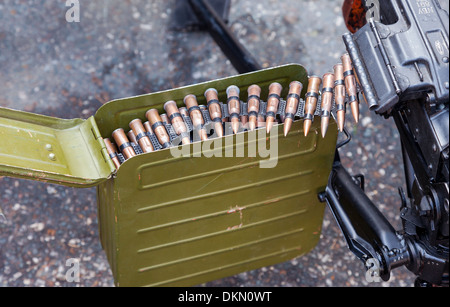 General purpose machine gun close up Stock Photo