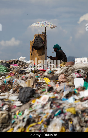 Inayawan Landfill waste site,Cebu City,Philippines Stock Photo