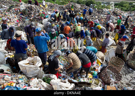 Inayawan Landfill waste site,Cebu City,Philippines Stock Photo