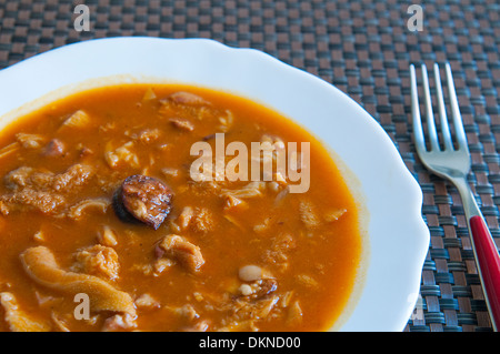 Callos a la madrileña. Close view. Stock Photo