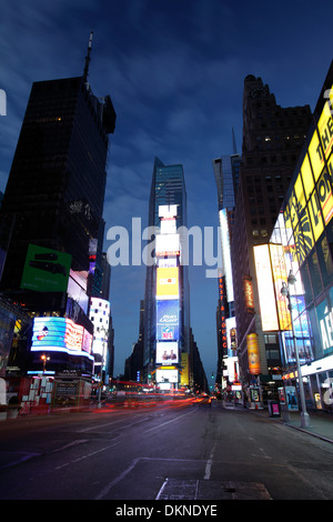 Skyscrapers in Time Square, New York City, USA Stock Photo