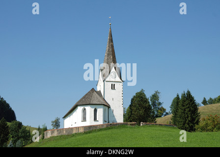 Church of St. Stephan in Genhofen near Stiefenhofen in Oberallgau from the 15th Century. Stock Photo