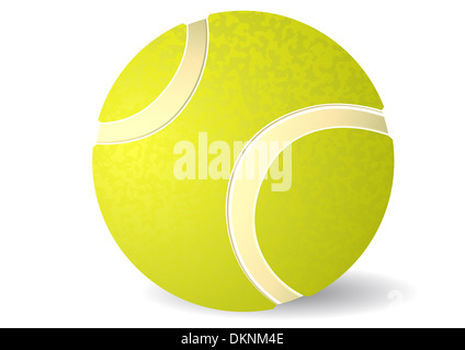 Tennis ball on a white background. 3d illustration Stock Photo - Alamy
