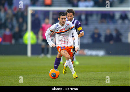 Toulouse, France. 08th Dec, 2013. French League 1 football. Toulouse versus Montpellier. Remy Cabella (mhsc) Credit:  Action Plus Sports/Alamy Live News Stock Photo