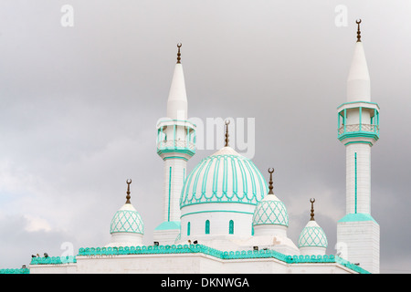 Libya, Al-Bayda. Minarets of the Bilal Mosque. Stock Photo