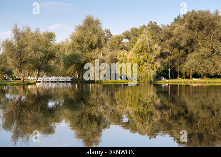 Botanical Gardens of Chisinau, the capital of Moldova in Eastern Europe. Stock Photo