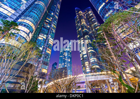 Busan, South Korea cityscape in the Haeundae District. Stock Photo