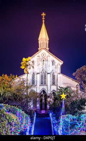Oura Roman Catholic Church in Nagasaki, Japan. Stock Photo